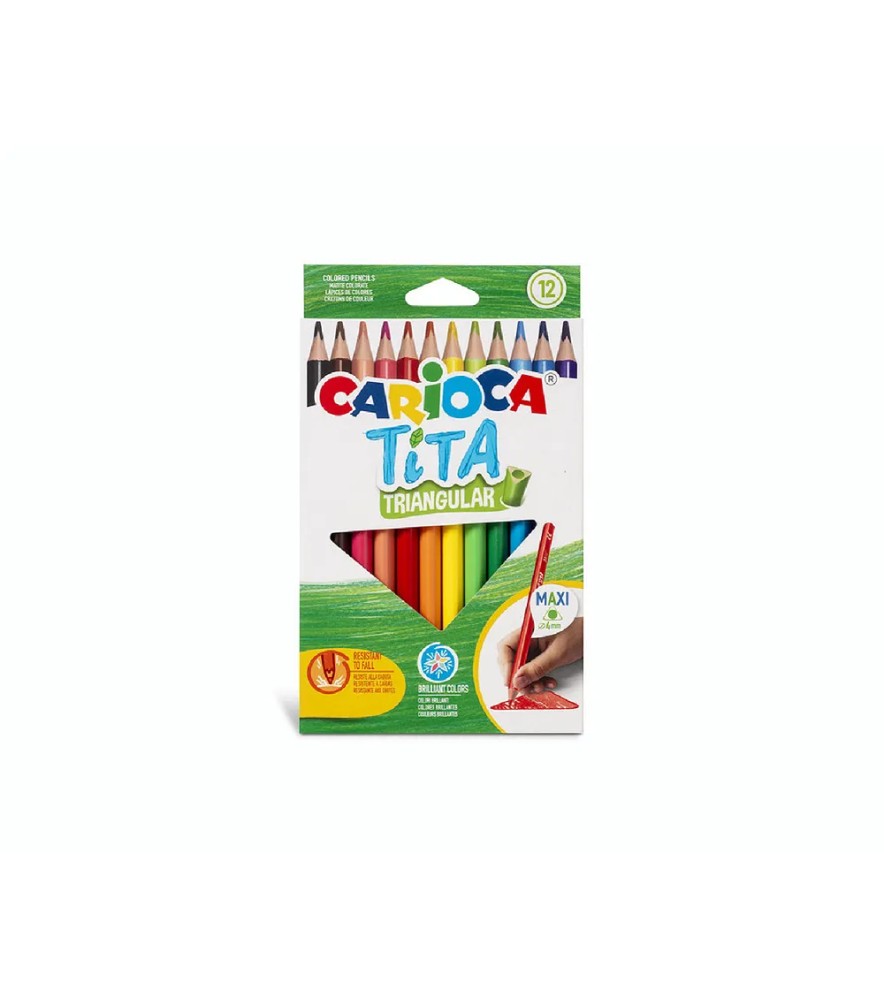 Matite per Colorare Tita Triangolari Ø 4mm
