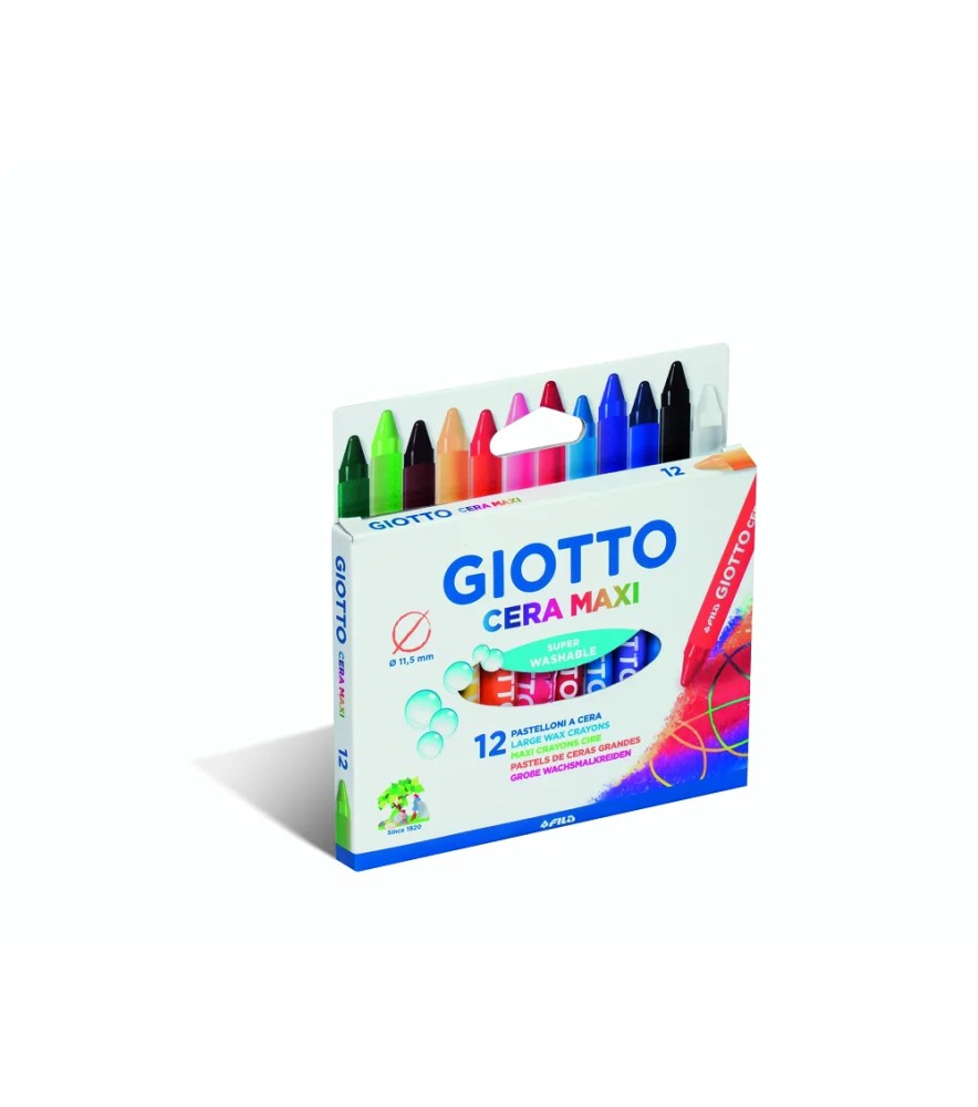 Pastelli a Cera Maxi Tonda 10cmø 11,5mm