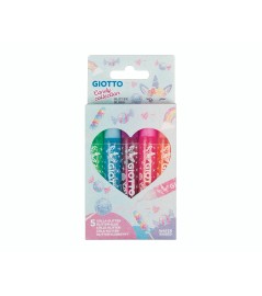 Colla Glitter Tubetto 5 pezzi