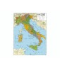 Cartina Geografica Muro Telata Aste Metalliche