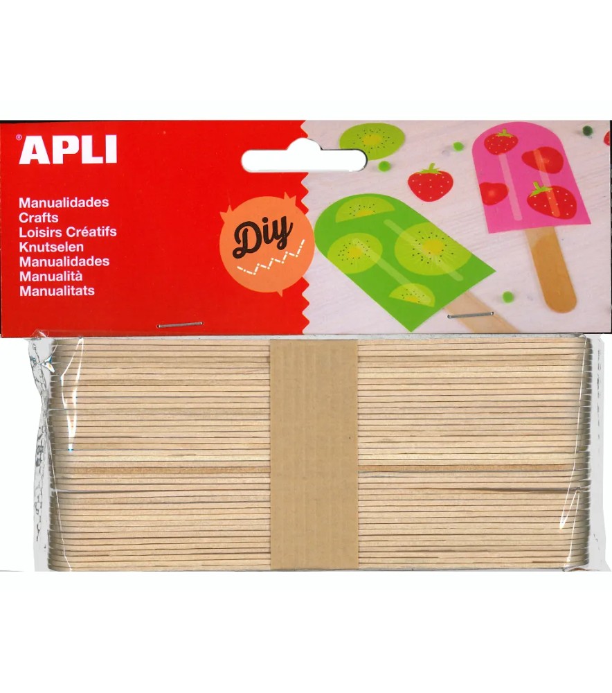 Decorazioni in Legno Bastoncini Piatti