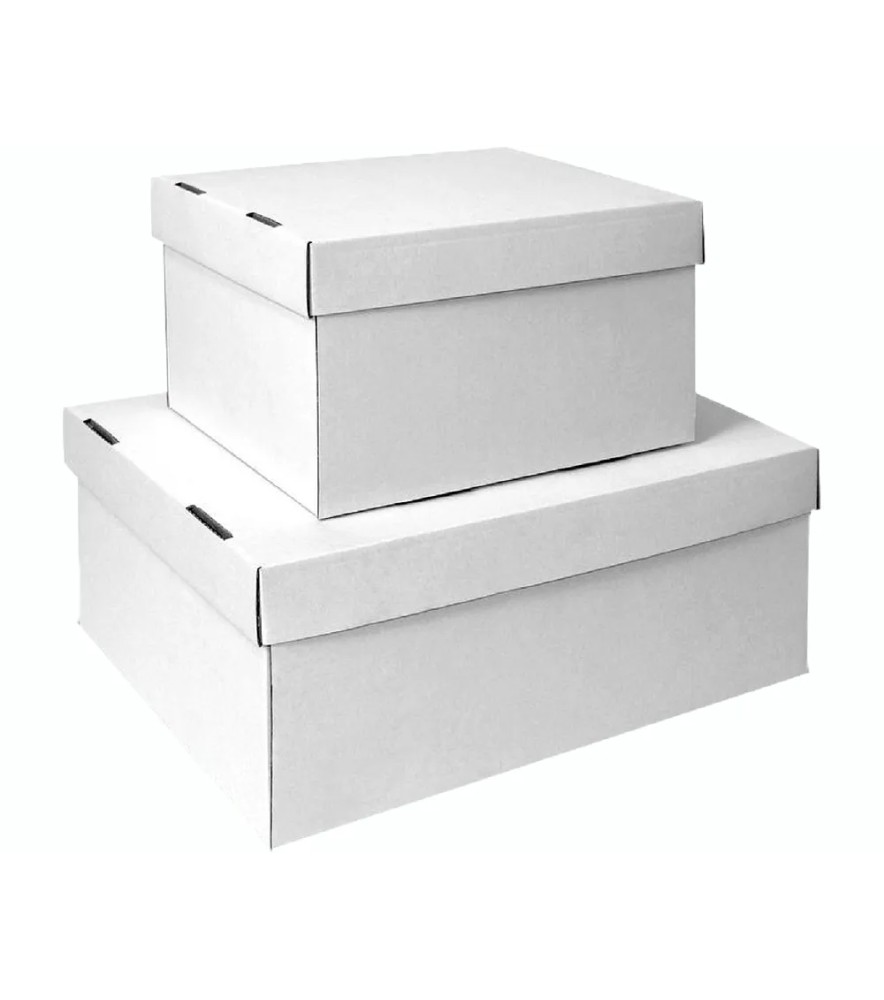 Scatole con Coperchio in Cartone